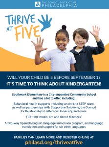 Kindergarten Registration Southwark School